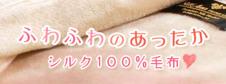 シルク100%毛布